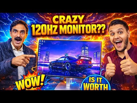 120hz Gaming Monitor pakistan 🔥|| 60hz vs 120hz Gaming Monitor 🔥|| Monitor Price in Pakistan 🔥