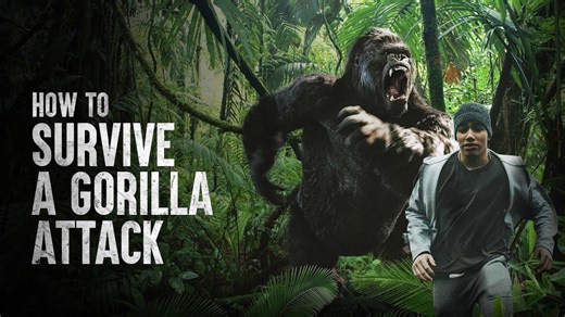 Face-to-Face With a Gorilla: Stay Alive Techniques