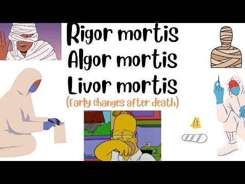Early post-mortem changes | Thanatology ~ Forensic medicine | Med Vids Made Simple