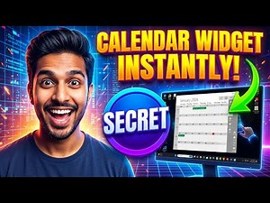 How to Put Calendar Widget on Desktop Windows 11 | Quick & Easy Guide