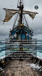 What if a flameless alcohol explosion explains the vanished Mary Celeste crew? #historyfacts #discovery #historical | Untold Ancient History