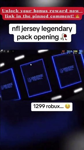 INSANE PACK OPENING in #nfl Universe #football ! 🔥Best Rewards of 2025 (Roblox Ultimate Football)