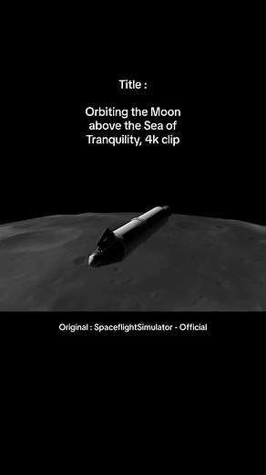 Orbiting the Moon in Space Flight Simulator 2 Gameplay