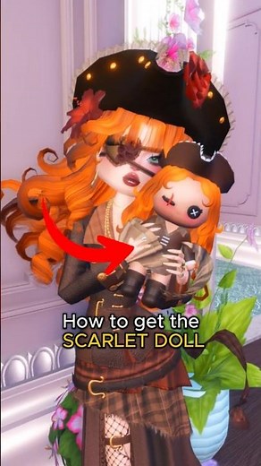 HOW TO GET THE SCARLET DOLL on Dress to Impress ✨️ #dresstoimpress