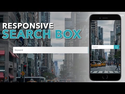 Bootstrap 5 Responsive Search Box