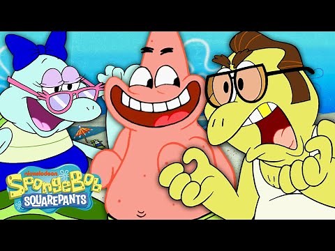 Patrick's Rock is Actually a Turtle! 🐢 "Shell Games" Full Scene | SpongeBob