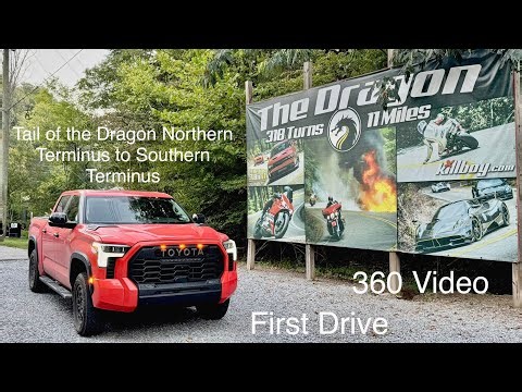 First 360° Drive on the Legendary Tail of the Dragon | Northern to Southern Terminus