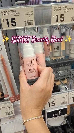 ✨ KMART Beauty Haul ✨ #asmr #shopping #elf #kmart #cosmetics