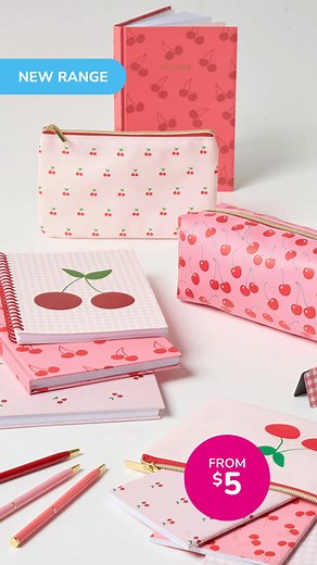 Add a pop of style to your desk with our latest Uniti Cherry range. | Warehouse Stationery