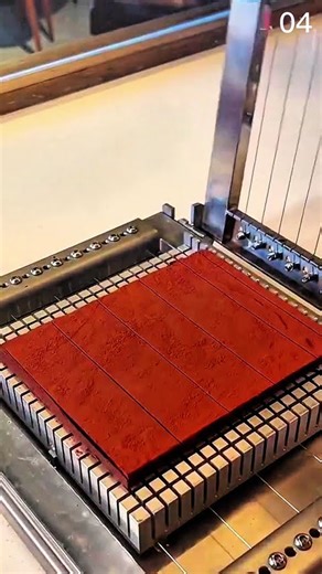 Precision material cutting process using modern industrial machines