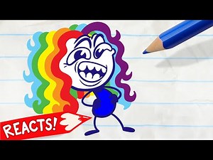 Pencilmate REACTS - Pencilmate's Bad Hair Days | Animation | Cartoons | Pencilmation