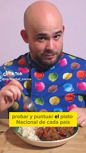 Chef español cocina, prueba y puntúa la ropa vieja cubana 🍽🇨🇺 #comidacubana 👨‍🍳 https://www.tiktok.com/@victhechef_cocina | COMIDA CUBANA