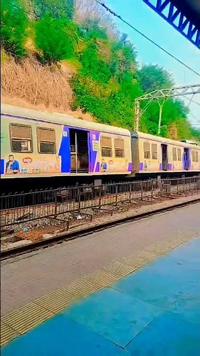 amazing view Mumbai local train #viral #viralvideo #railgadi