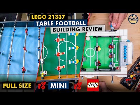 LEGO Ideas 21337 Table Football detailed building review & comparison