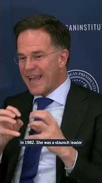 NATO Secretary General Mark Rutte on what President Reagan's legacy means to him