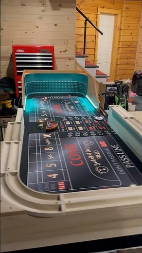 DIY craps table/stadium craps hypdrid setup for under $1000!!!