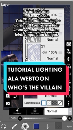 Membalas @jiajiajiajiajiaaaaaa Lighting shadow⬜⬛ #webtoon #whosthevillain #thalyaadolph #tutorial #howtomake #lighting #shadow #finishing #webtooncoloring #fyp