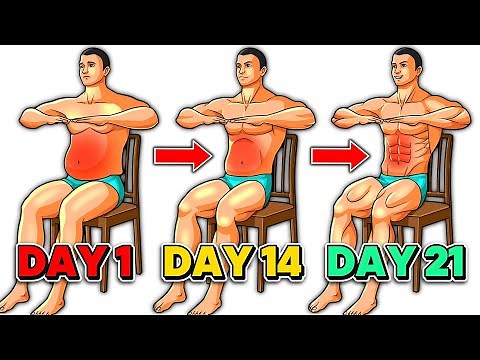 Easy Chair Abs Workout at Home | 10 Minute Seated Core Exercises for Men, Women, Seniors & Beginners