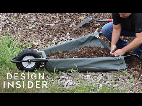 Wheelbarrow Makes Heavy Lifting Easier