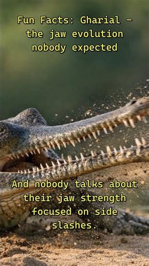 Gharial's hidden talent nobody talks about