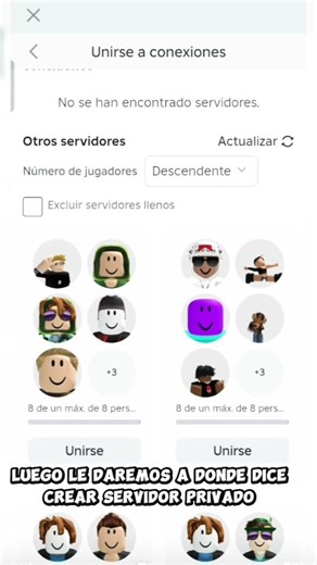 ¡COMO CREAR UN SERVER PRIVADO EN ROBLOX! #roblox