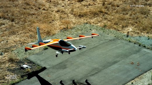 10K views · 217 reactions | The Kittyhawk Heaviside 2 is a single-passenger EVTOL -- electric vertical takeoff and landing -- machine designed to transport a passenger 60 to 100 miles in less than an hour. | CNET | Facebook