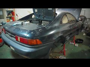 Engine Start Challenge and Disassembly of the Rusted Suspension - Restoration MR2 Ep. 2