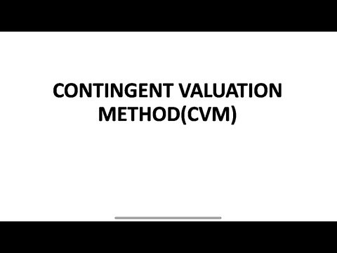 Contingent Valuation Method