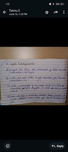 English Holidays HomeworkCreate a project file on the story a... | Filo