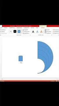 Learn how to use one sided curve rectangle shape | PowerPoint presentation animation without morph