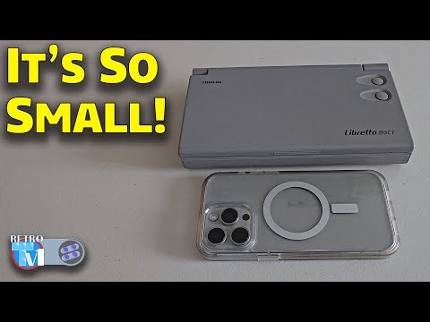 The Smallest Windows 95 Laptop Toshiba Ever Made - Libretto 50CT