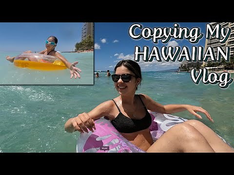 Copying My First Hawaii Vlog | Grace's Room