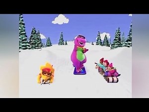 Barney Song : Sledding, Sledding (Barney's 1-2-3-4 Seasons)