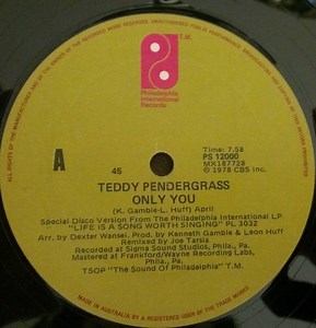 Teddy Pendergrass - Only You / Get Up, Get Down, Get Funky, Get Loose