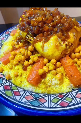 Couscous marocain recette facile - شهيات مغربية