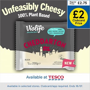 Dairy free cheddar alternative, crafted to bring you a more mature flavour and crumblier texture. Sliced, melted, grated: unfeasibly cheesy and 100% plant based. | Violife