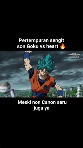 "Pertempuran sengit Son Goku vs Heart 🔥 Meski non-canon, seru juga ya! Siapa yang suka pertarungan ini? #DragonBallSuper #Goku #Heart #AnimeFight #FYP | M Faisol