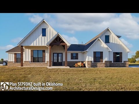 Country Craftsman House Plan 51793HZ Live Tour - House Plan Walkthrough Tour!