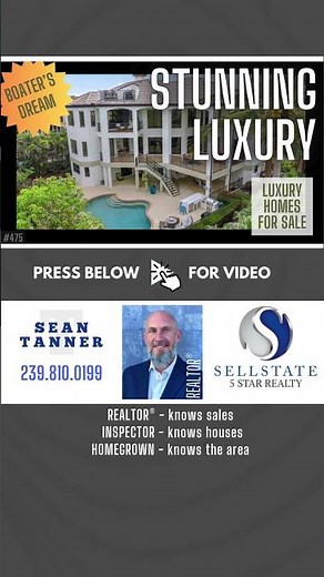 STUNNING LUXURY | WATERFRONT HOME | POOL | Fort Myers Home | LUXURY HOMES For Sale in SWFL