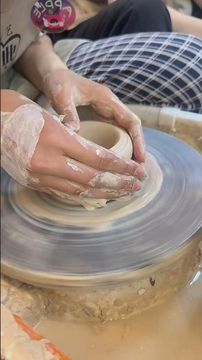 The satisfying pottery making process
