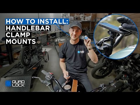 Quad Lock - Handlebar Clamp Bolt Mounts | How To Install Standard & Pro Versions