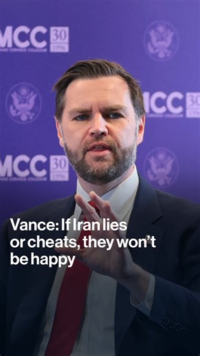 "If they're going to lie or cheat, then they're not going to be happy."Vice President says if Iran is willing to work in good faith, the US can make an agreement https://t.co/lTRAhqHGyG