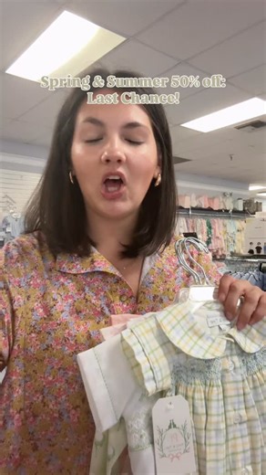 40 reactions · 41 comments | Stop scrolling!! Starting tomorrow, items from spring & summer marked with an “x” on the tag (and sandals) will be 50% OFF! These items will be final sale (no returns or exchanges) but come shop these awesome deals in-store this weekend only! #LMT #MobileAL #ChildrensBoutique | Little Monkey Toes | Facebook