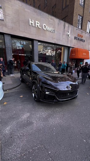 Introducing the New Ferrari Purosangue V12 SUV in Mayfair, London