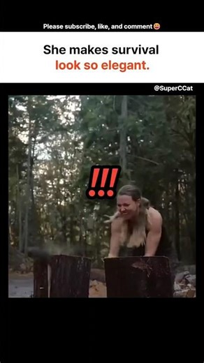 ​🪓 Survival Style: When Wood-Splitting Meets Pure Elegance ✨