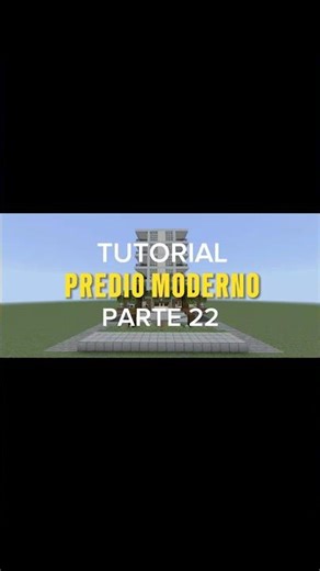 TUTORIAL PRÉDIO MODERNO SIMPLES #minecraft #shorts #minecraftbuilding
