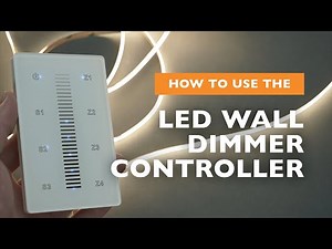 How to Use the Wireless Multi-Zone LED Wall Dimmer Controller