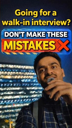 Going for a walk-in interview? Read description #trendingshorts #jobs