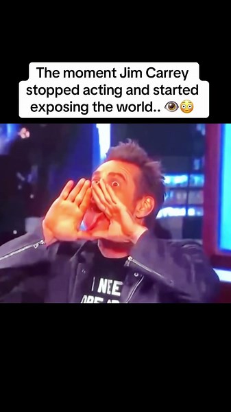 When Jim Carrey stopped acting and started speaking the truth.. 👁️