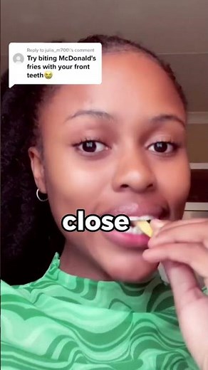 This is how open bite teeth people eat!?